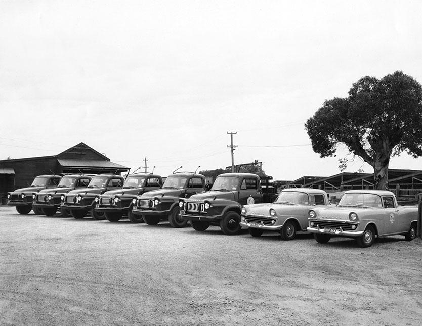 Vehicles In Town Of Claremont Depot