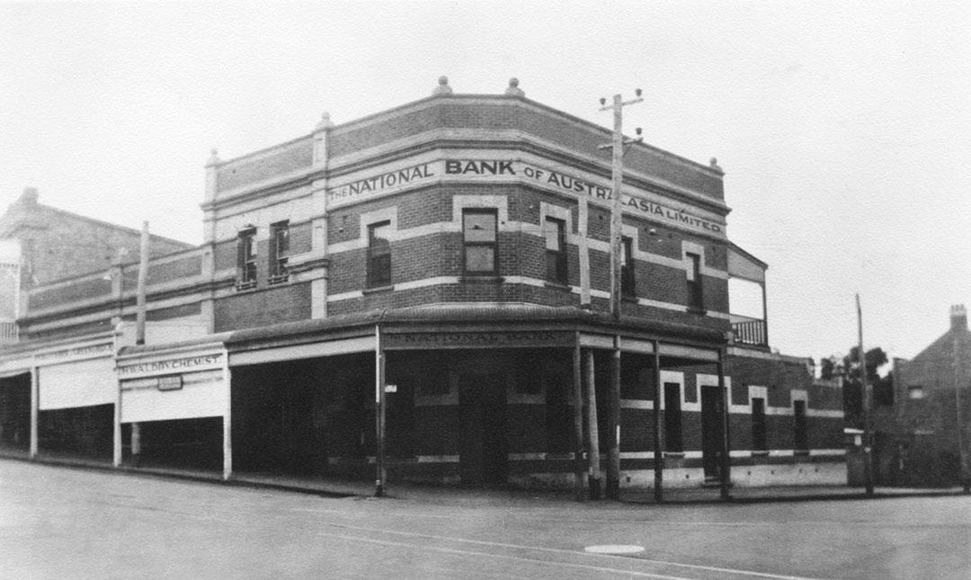 National Bank And Waldby Chemist Bay View Terrace Source: Claremont Museum 98.181