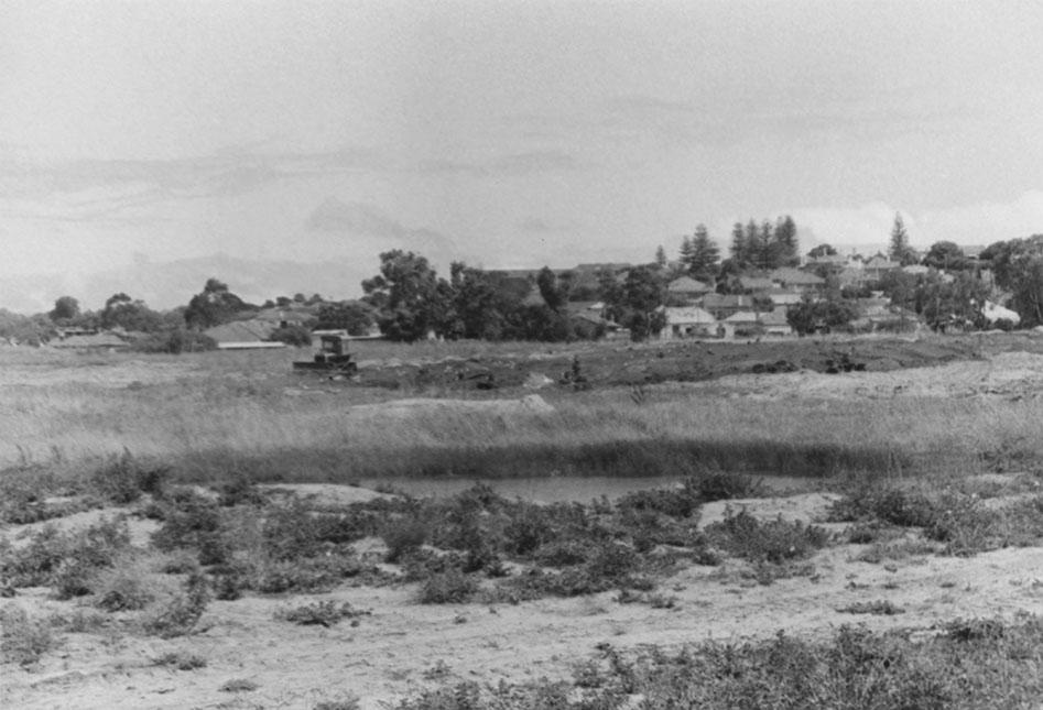 Butler's Swamp redevelopment into Lake Claremont and golf course