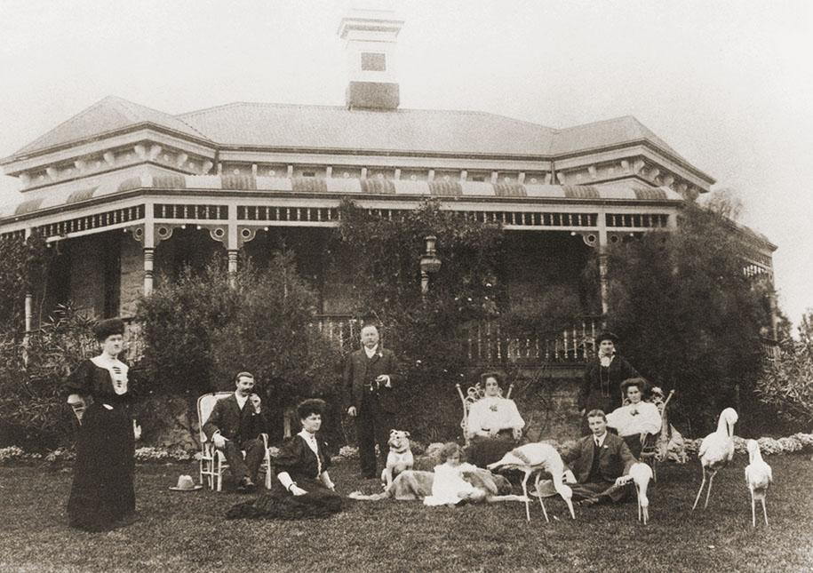 Schruth House And Family Group