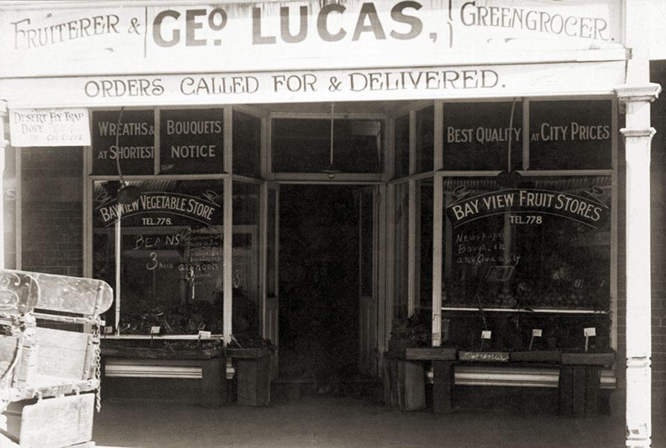 George Lucas's Greengrocer Shop, Bay View Terrace