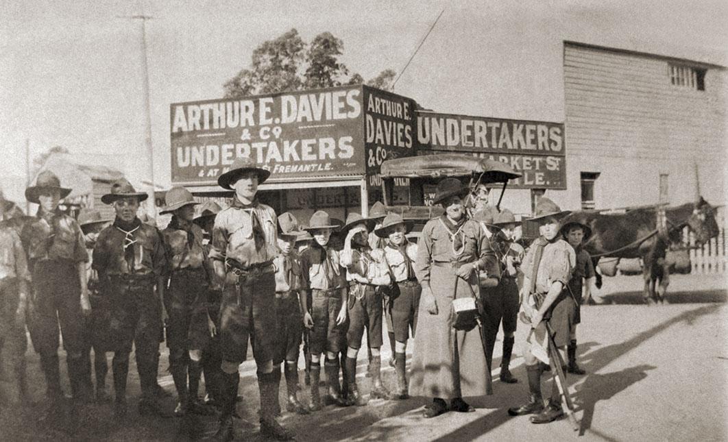 Scout Troop No.45 Claremont Near Railway