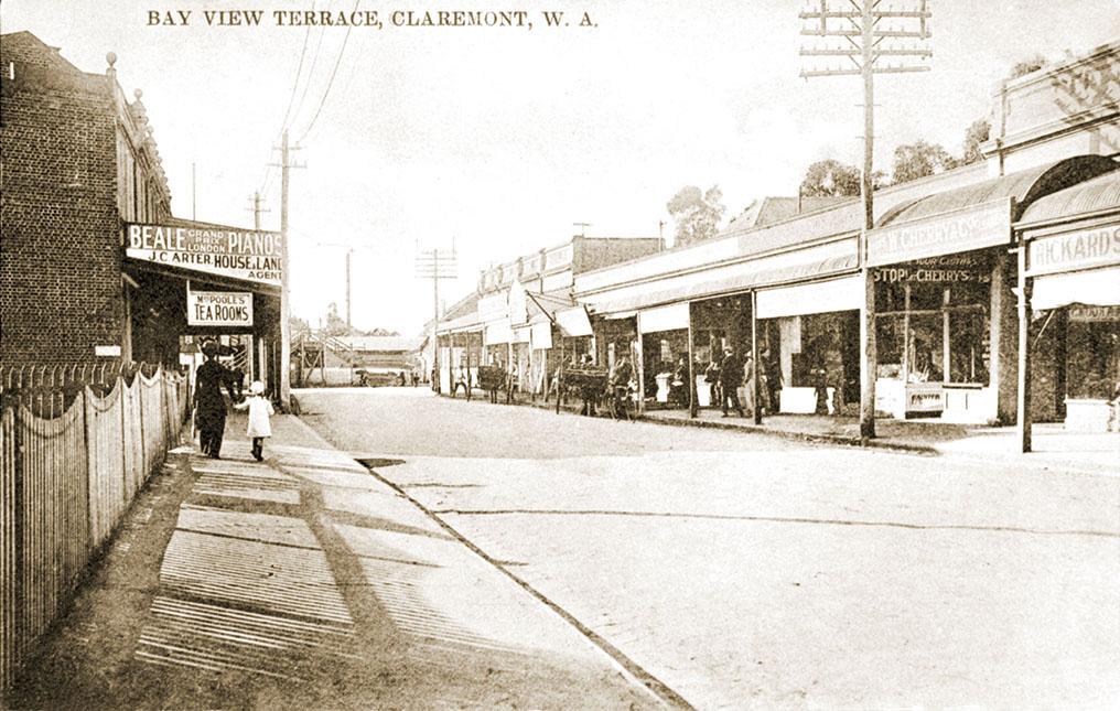 Bay View Terrace, Claremont Looking North