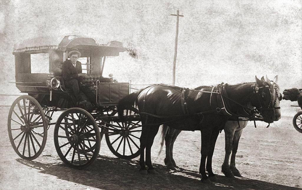 Horse Drawn Cab Driven By Geoge Lucas