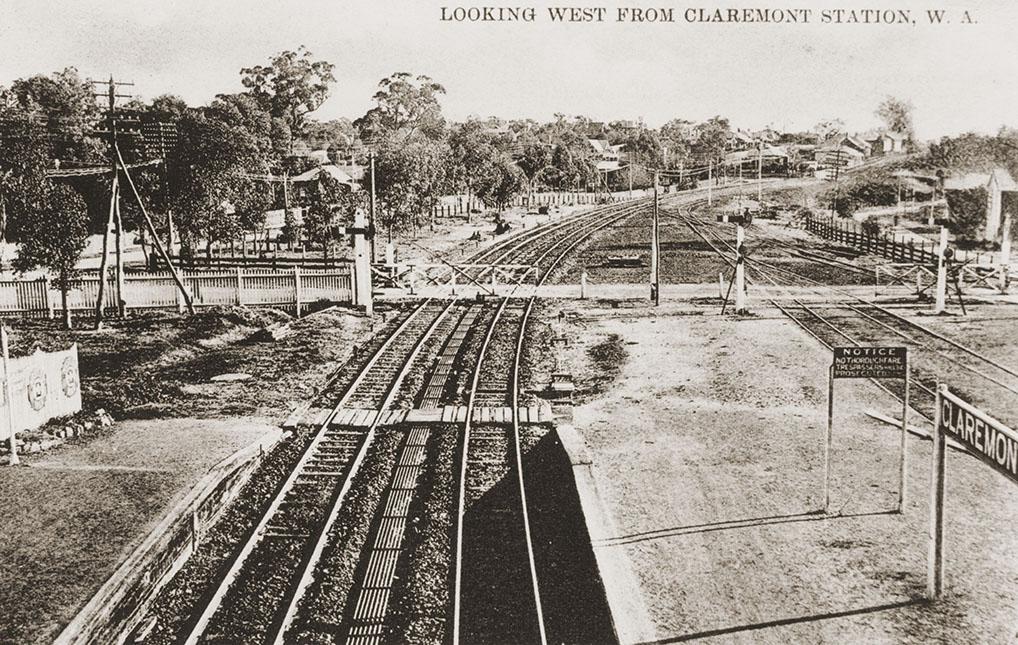 Looking West From Claremont Railway Station