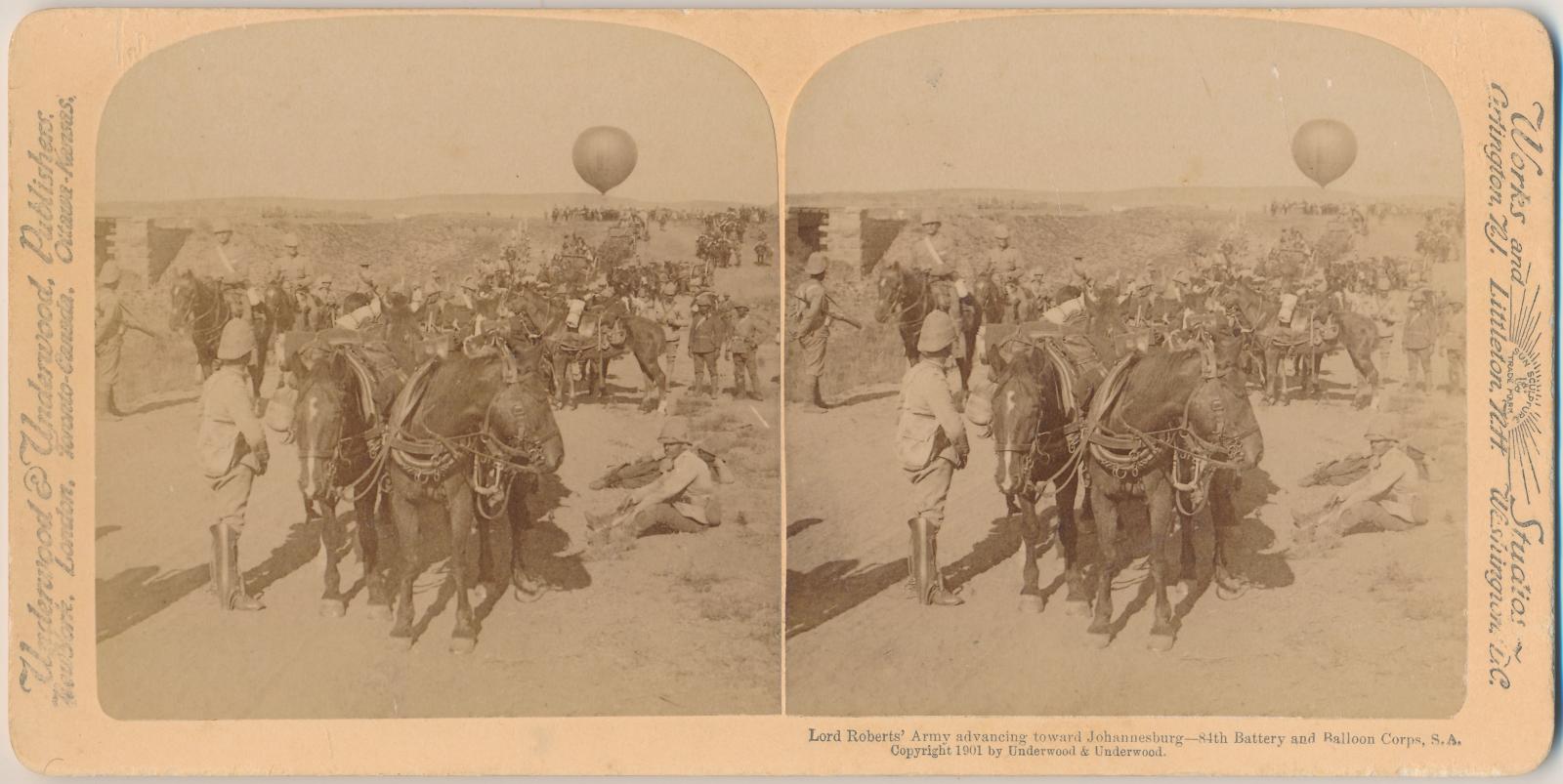 Lord Roberts and 84th Battery and Balloon Corps