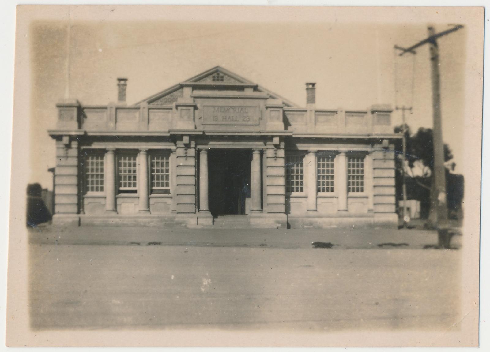 Memorial Hall Gnowangerup  