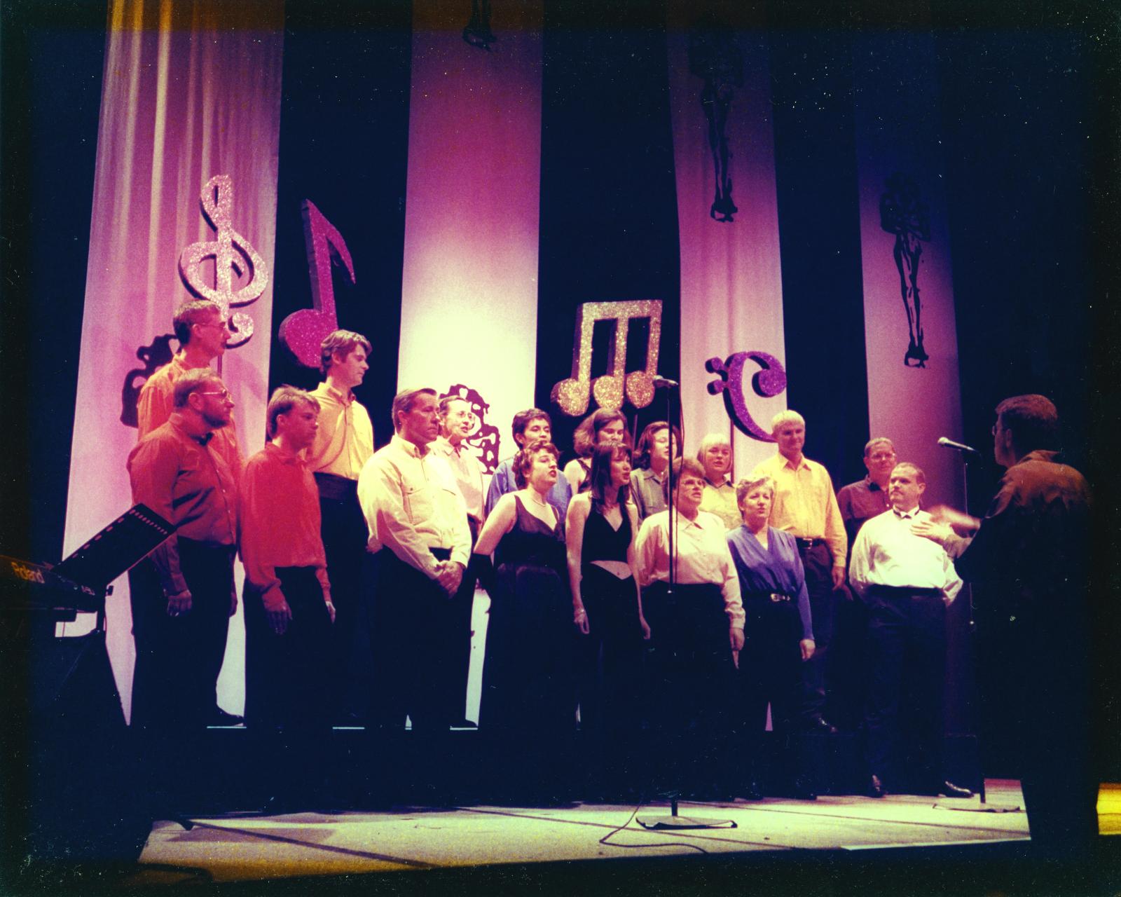 The first known performance photo, 1996