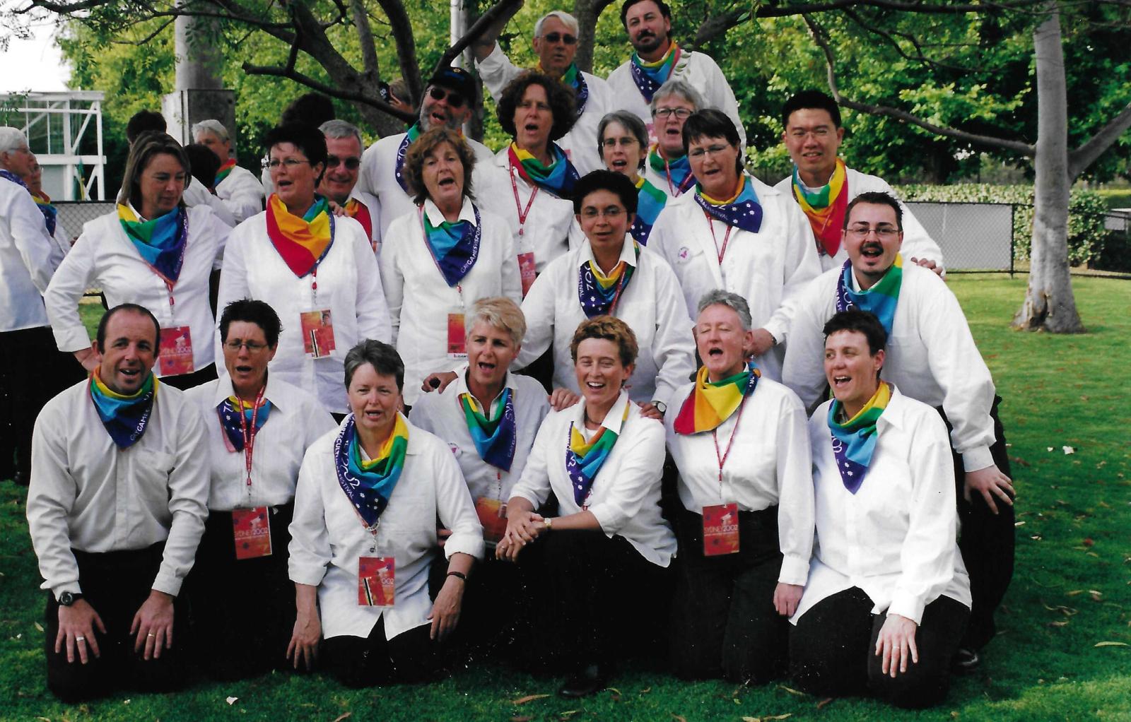 At the Gay Games, 2002