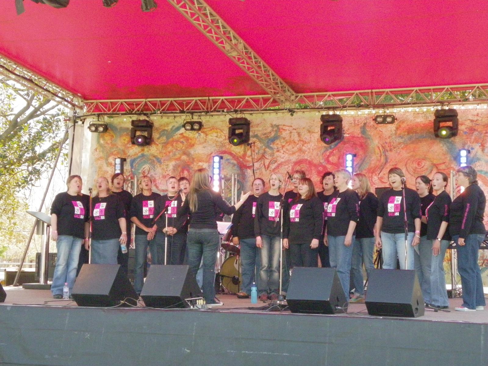 GALS at Pride Fairday, 2009