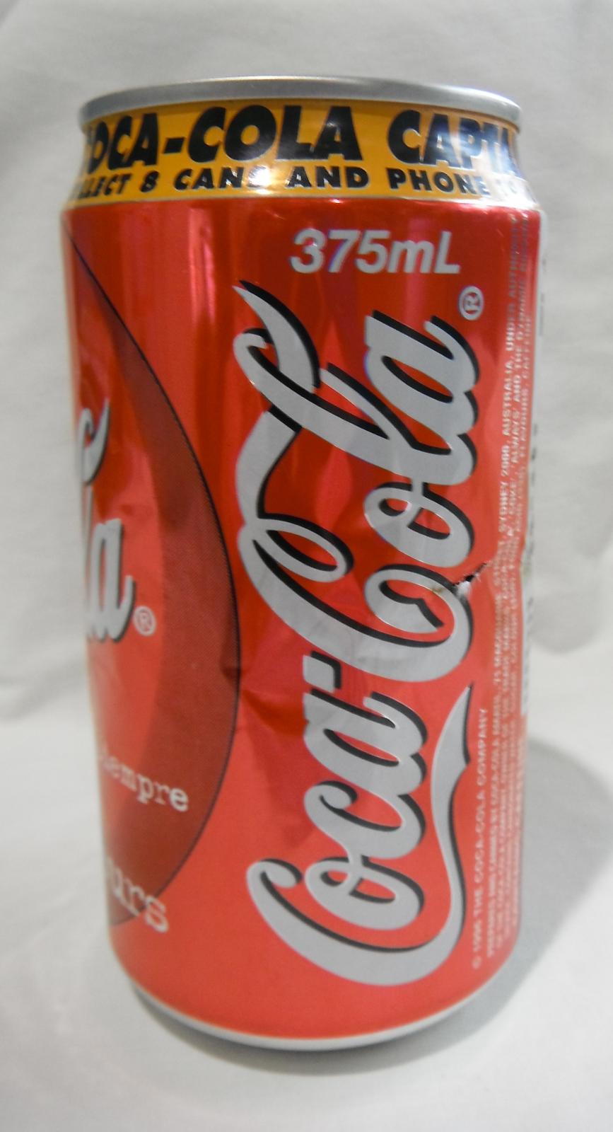 1997 Captains Series Coca Cola can - Greg Jelks, Perth Heat