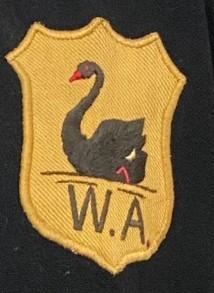 Charlie Hodder's Western Australian baseball uniform patch c.1963/64