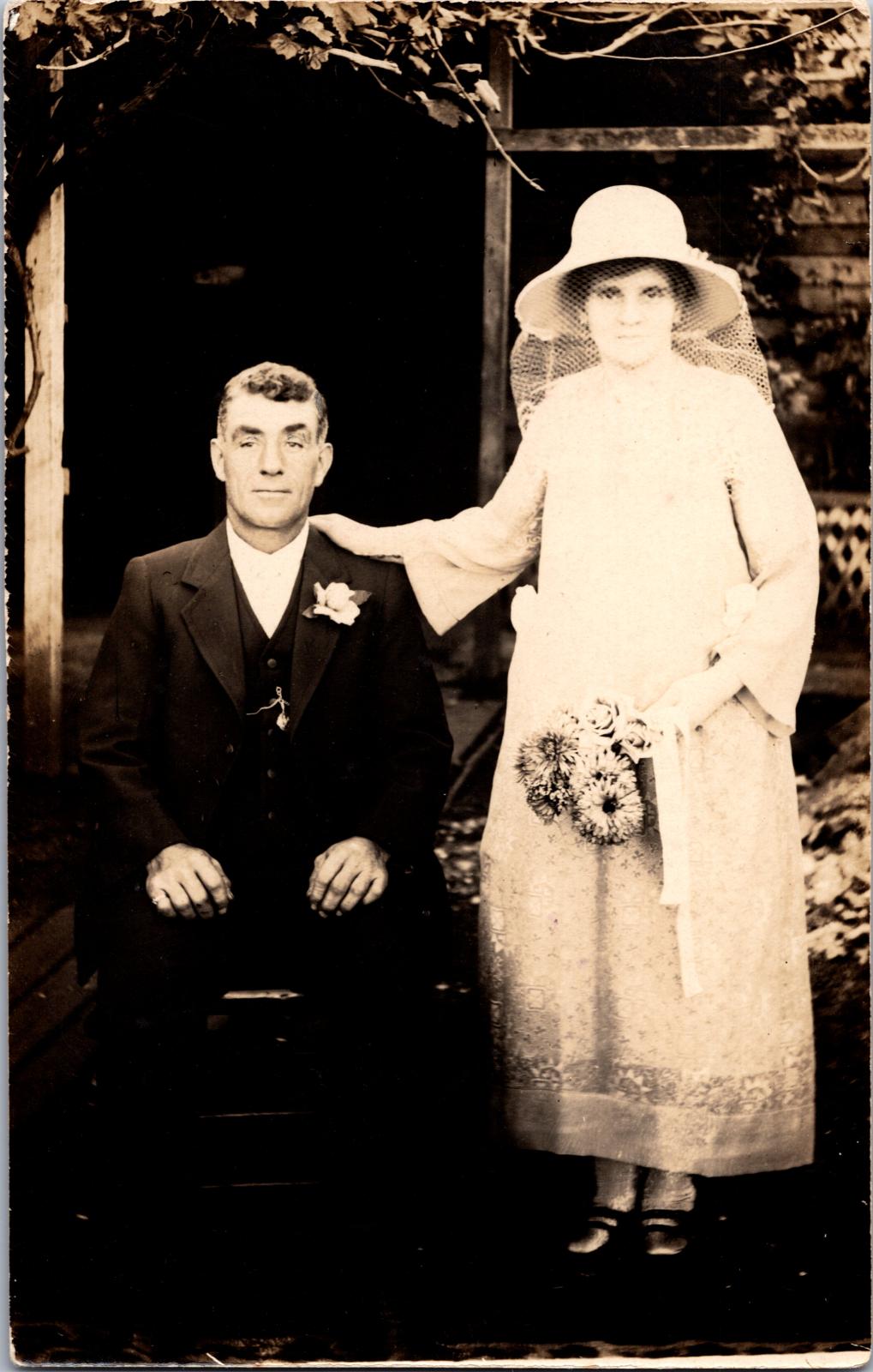 Alice Emily (was Bryant, nee Rodwell 1880-14/4/1934) and Alfred Edwin Holloway (1882-1969)