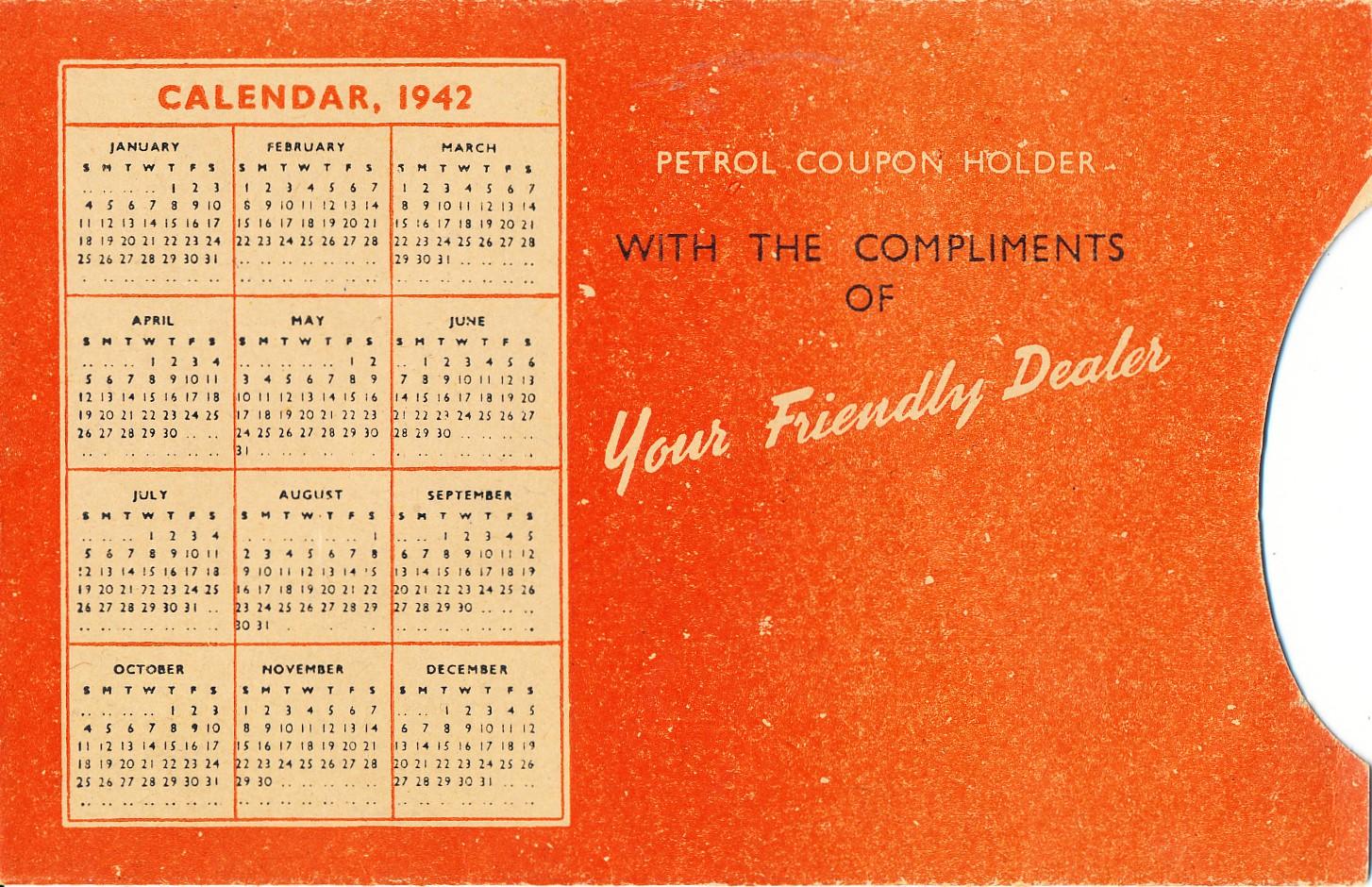 Petrol Coupon Holder