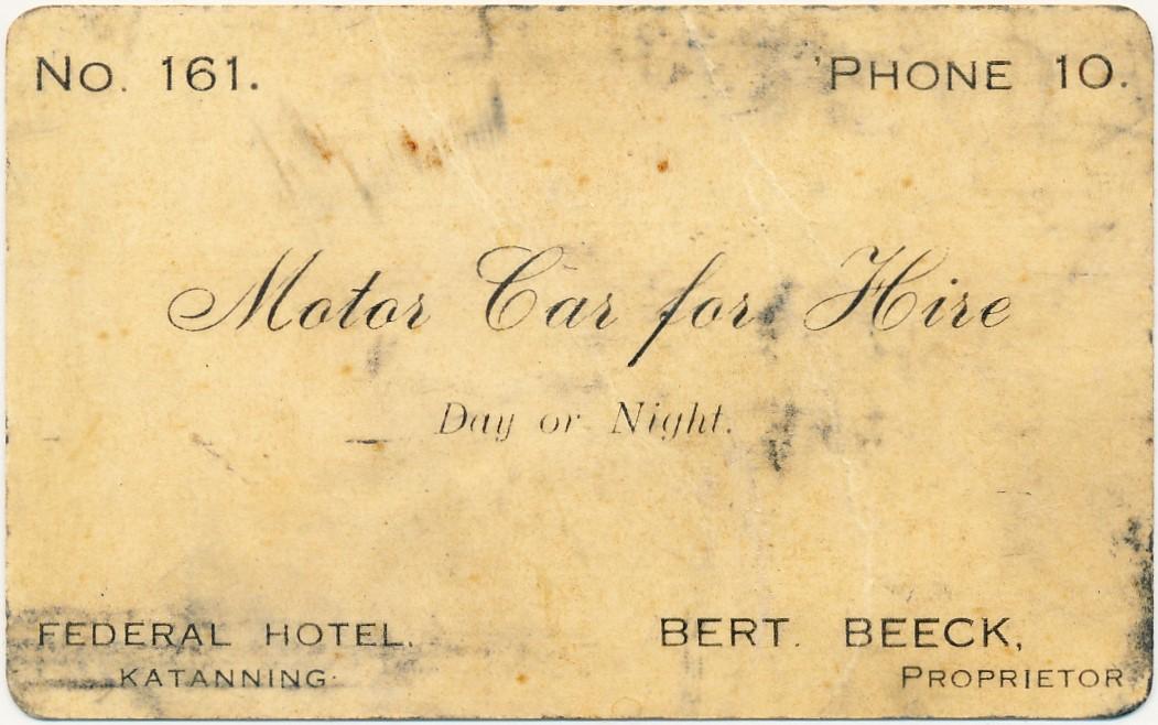 Bert Beeck's Business Card