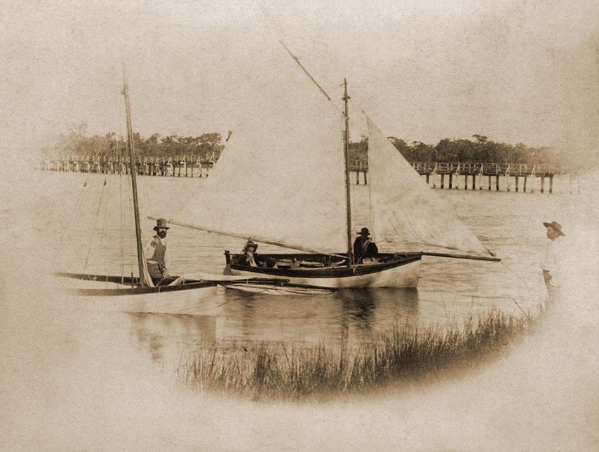 Yachts At Canning Bridge