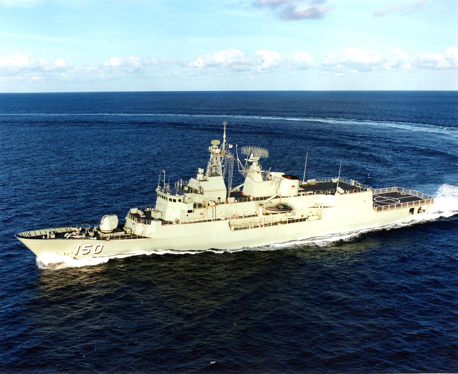 HMAS ANZAC III underway at sea