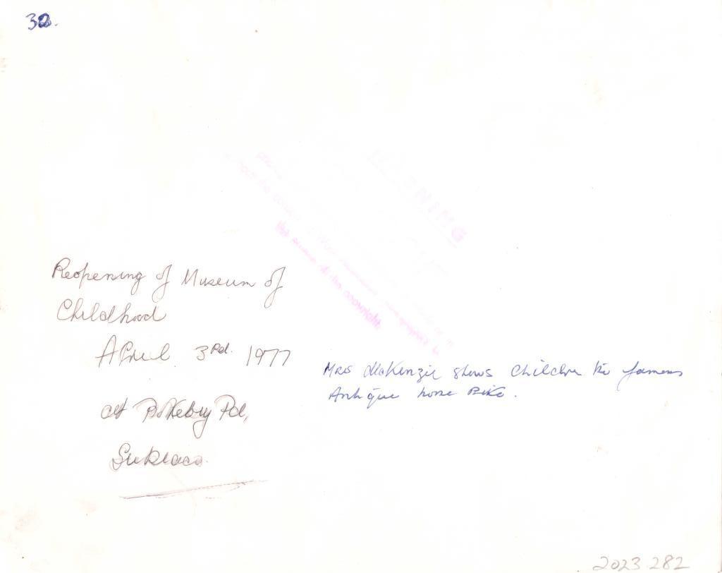 handwriting on reverse of a photo