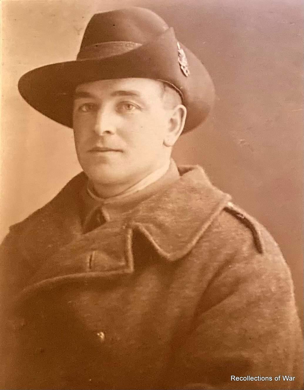 Studio portrait of Melbourne Burgess Clark