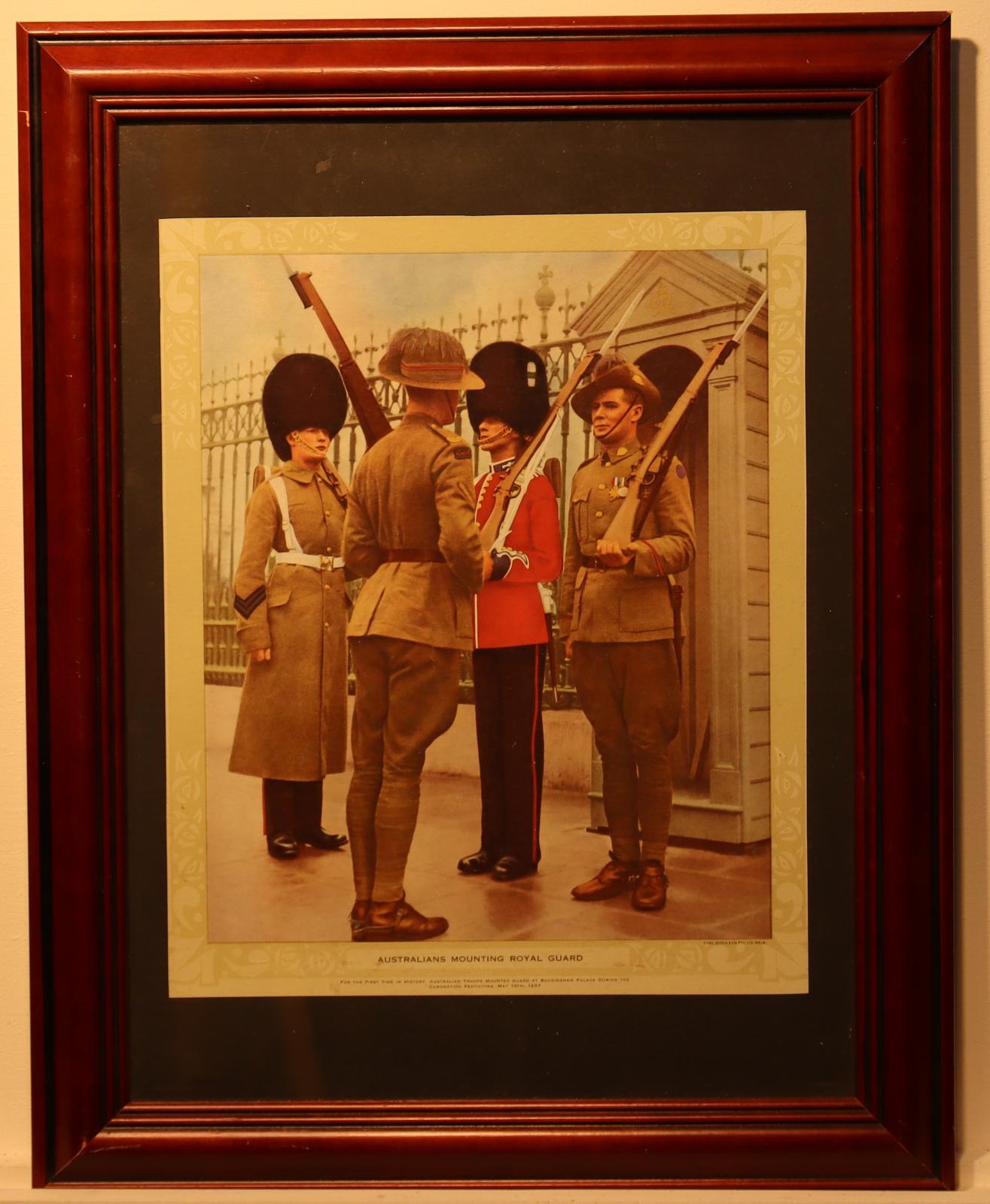 Australian Soldiers on guard at Buckingham Palace