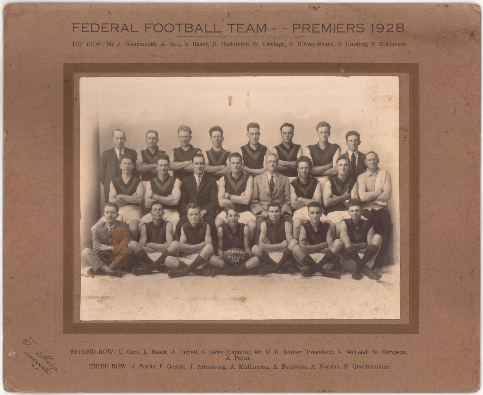 Federals Football Team