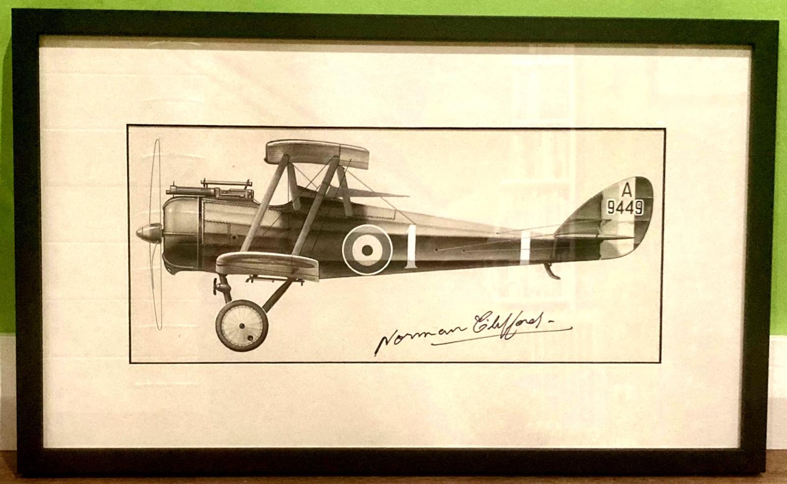 Norman Clifford profile drawing - Airco DH.5