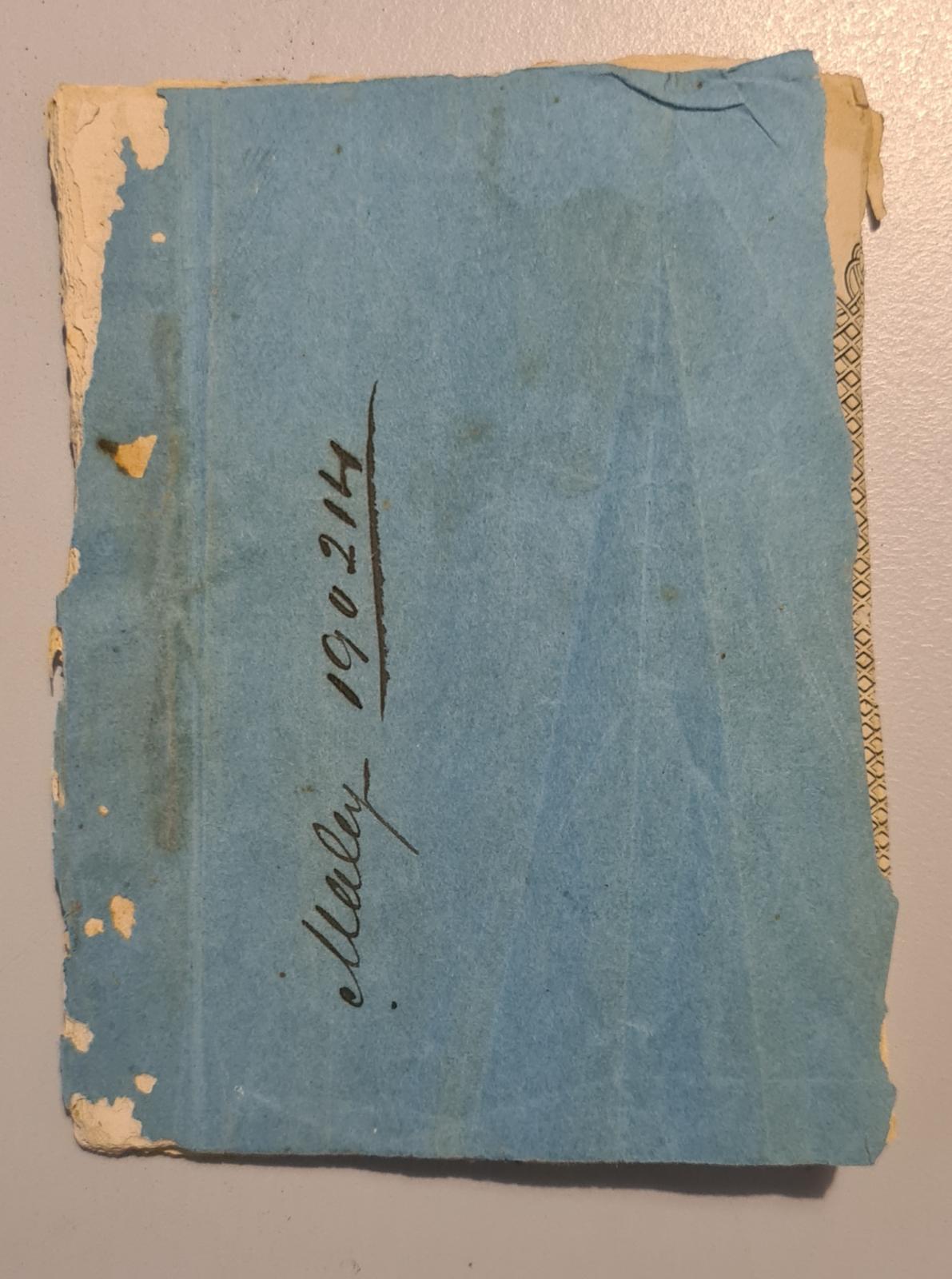 Maley receipt book no.190214