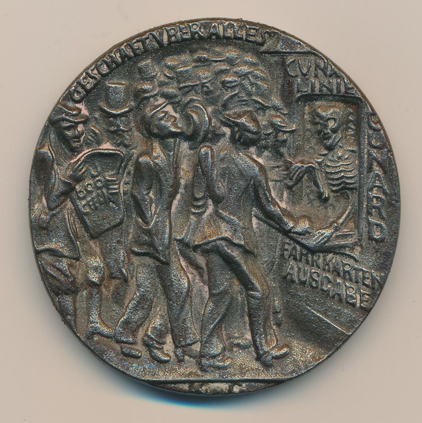 Back of Lusitania Medal