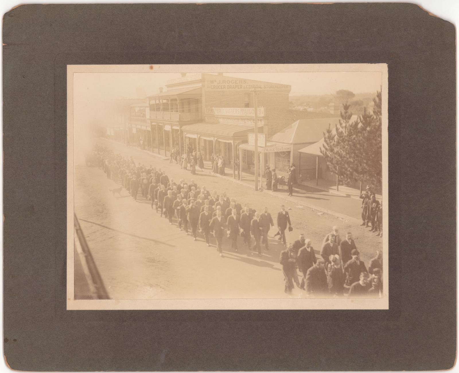 Funeral Cortege of Hon. Frederick Henry Piesse