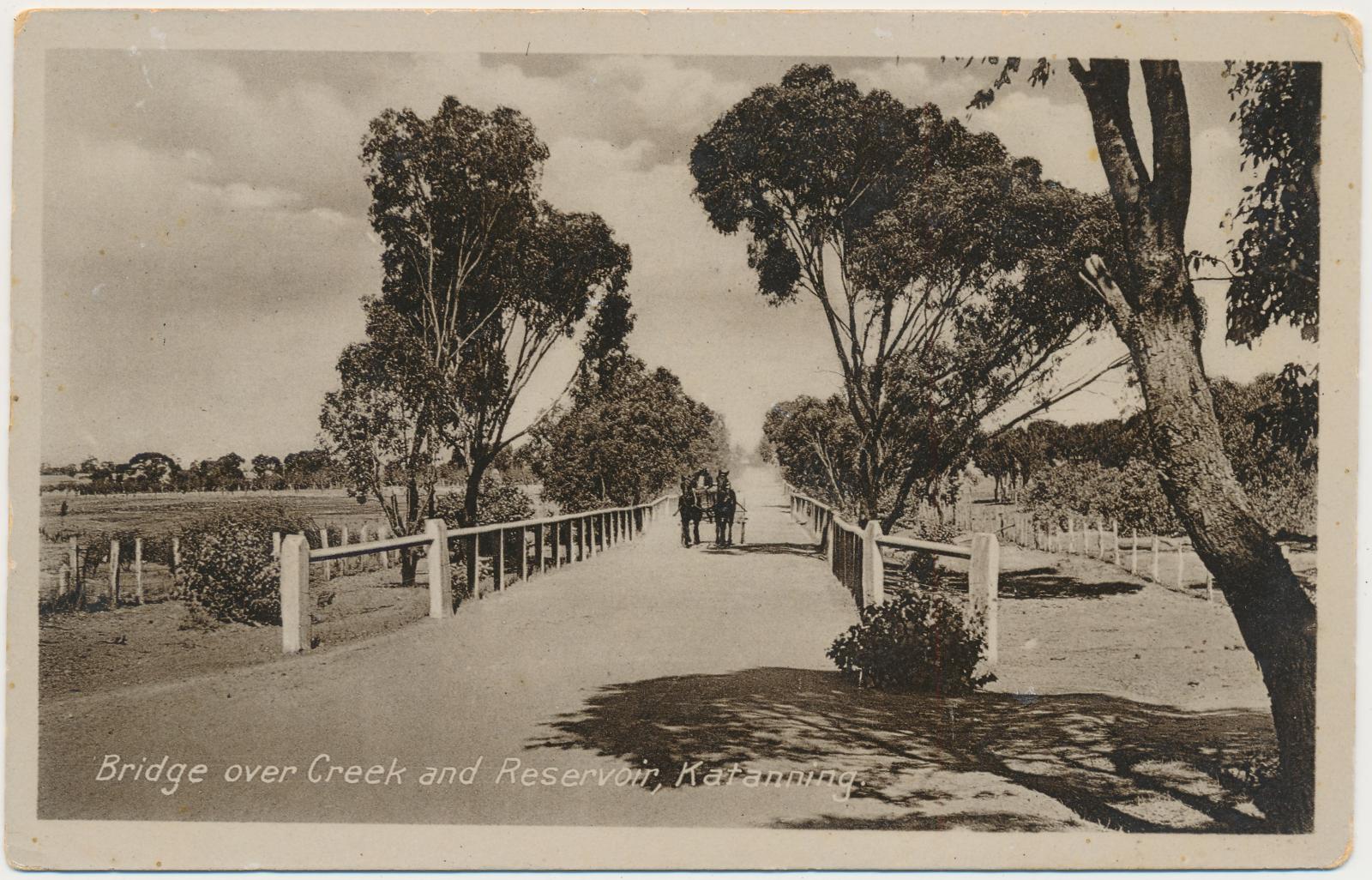 Bridge over Creek and Reservoir, Katanning