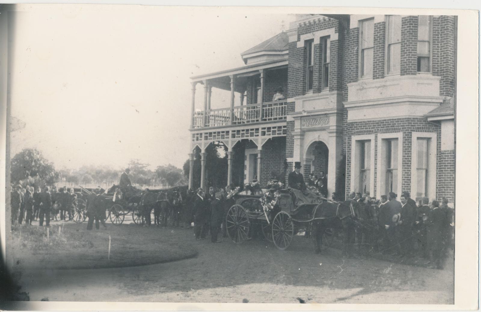 F.H. Piesse's Cortege at Kobeelya