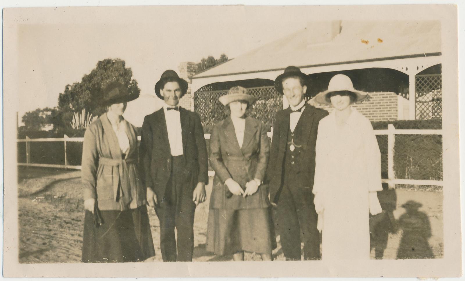 E. Wear, W. Quartermaine, H. Wear, A. Overington, G. Gorwan