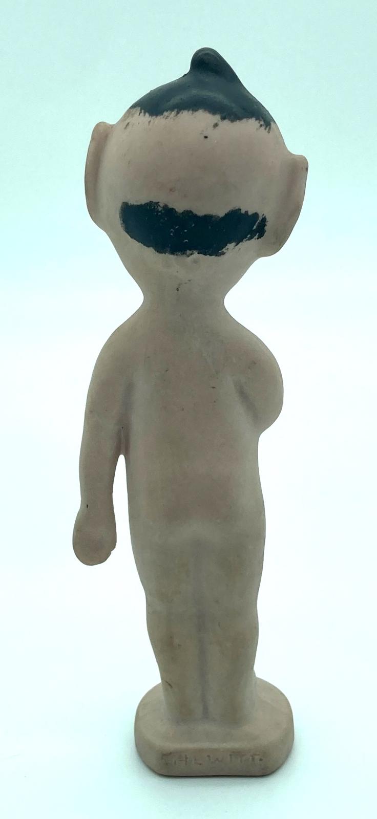 WWI era bisque doll - 'Dinky' back view