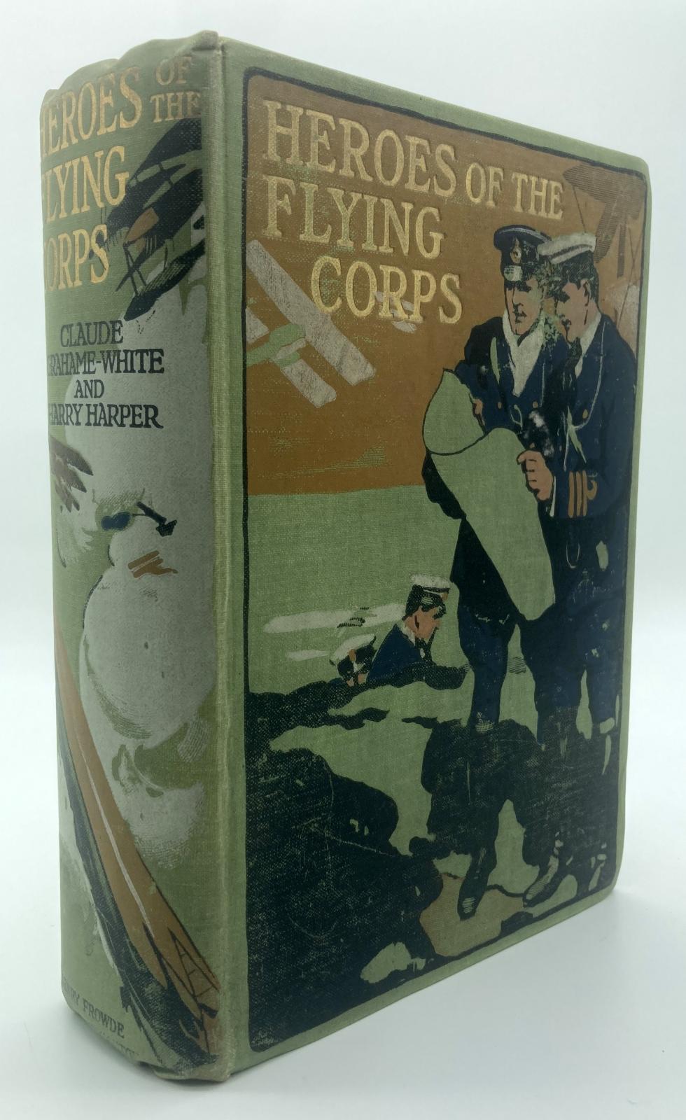 'Heroes of the Flying Corps' - side view of cover and spine