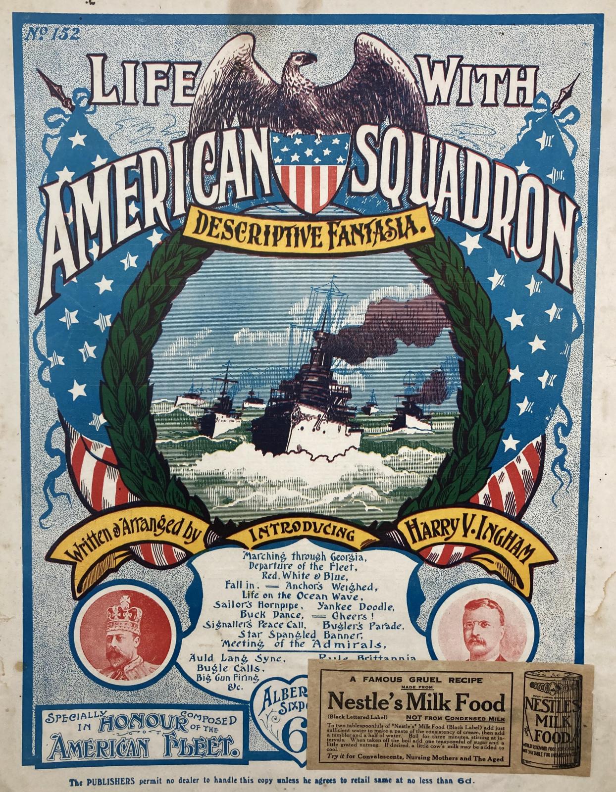 'Life with American Squadron' close-up of cover