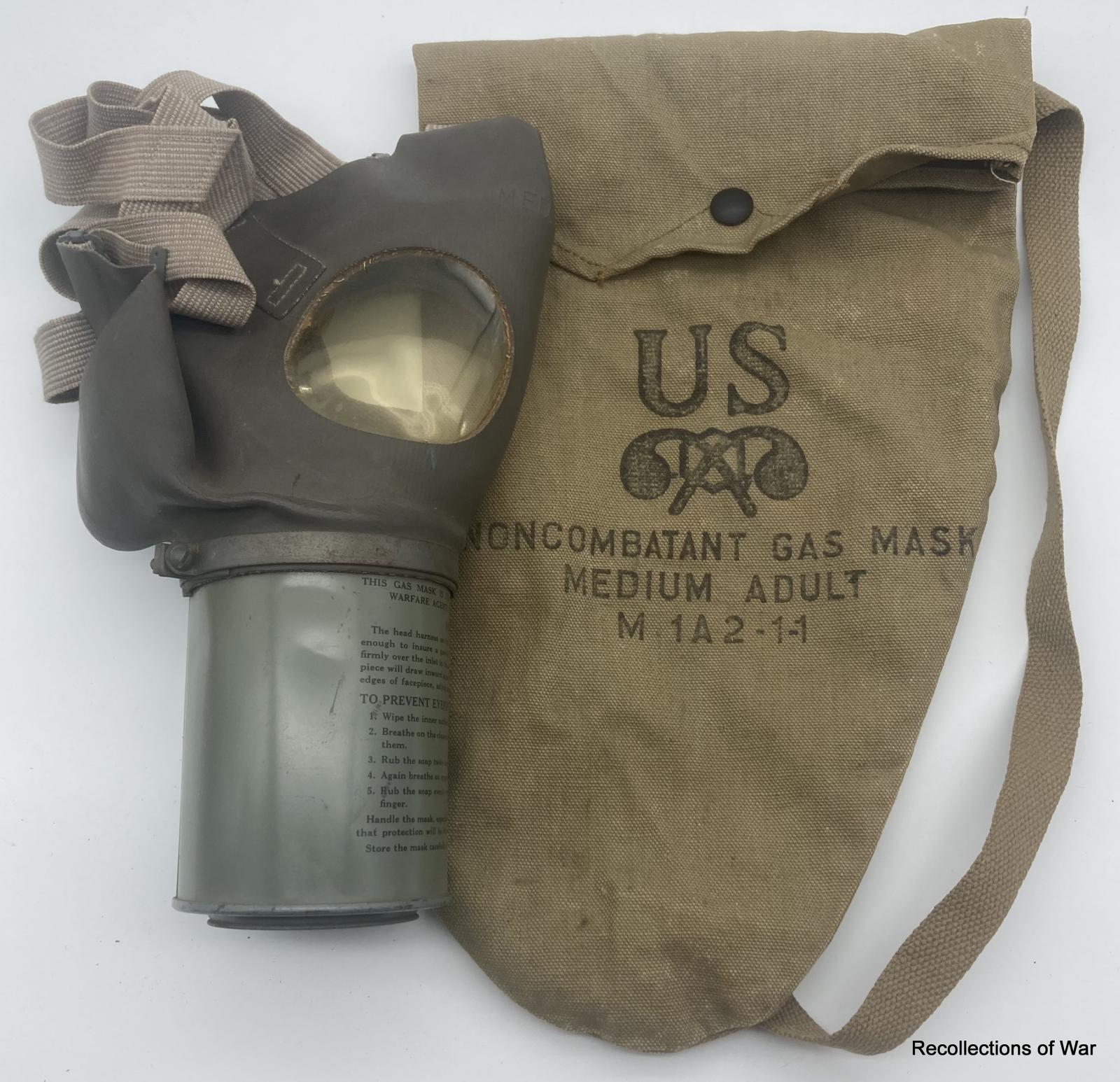 Gas mask and bag