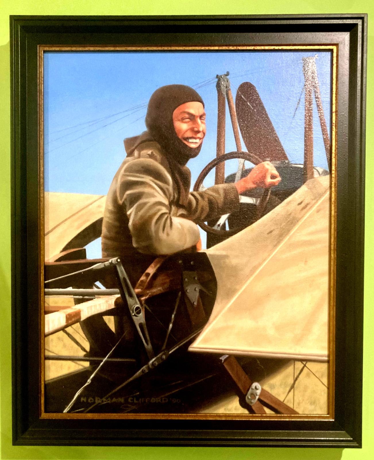 Norman Clifford oil painting of Ray Galloway