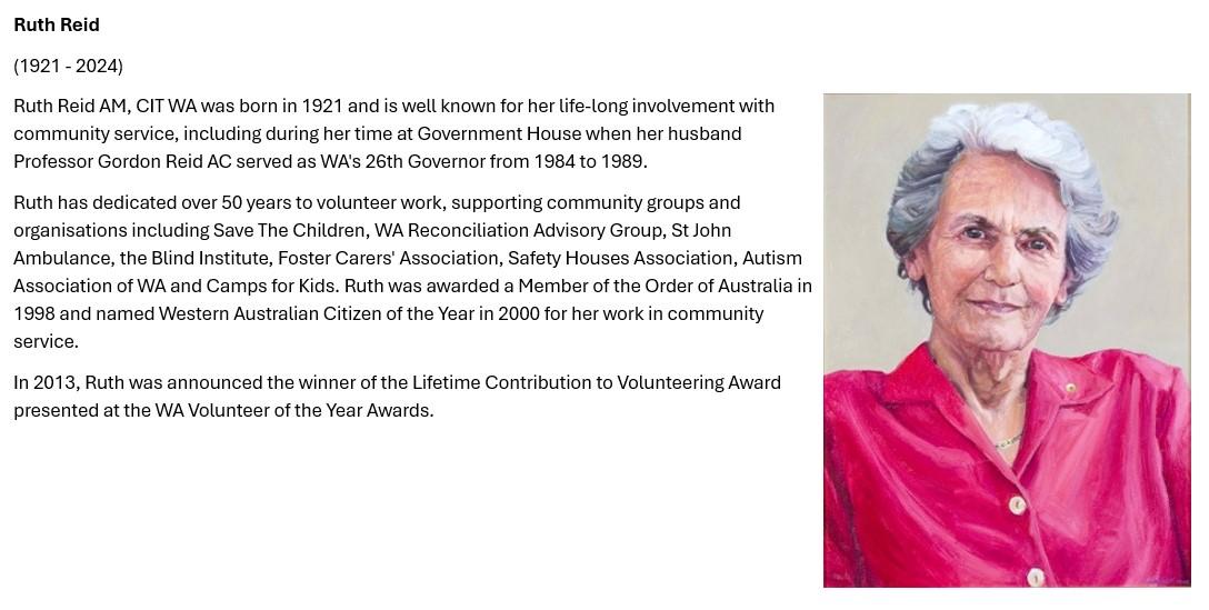 Ruth Reid - Freeman of the City