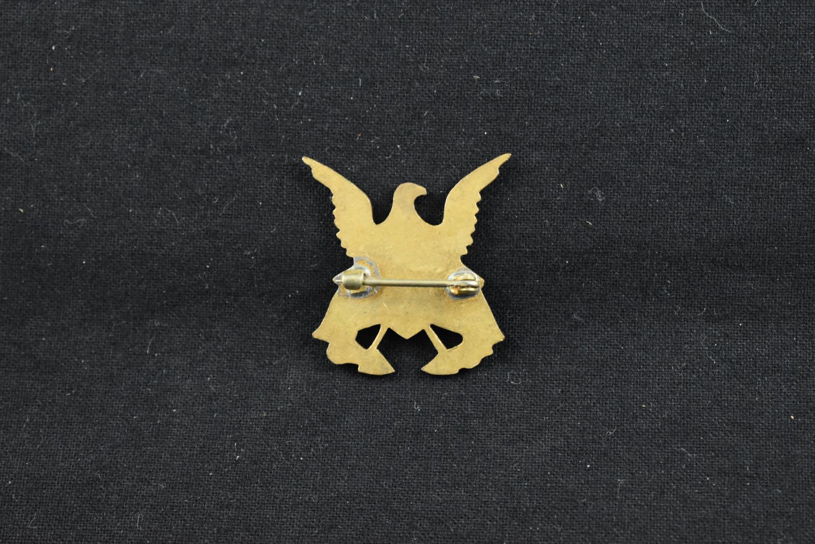 United States of America Army Transport Service Officers lapel pin - back