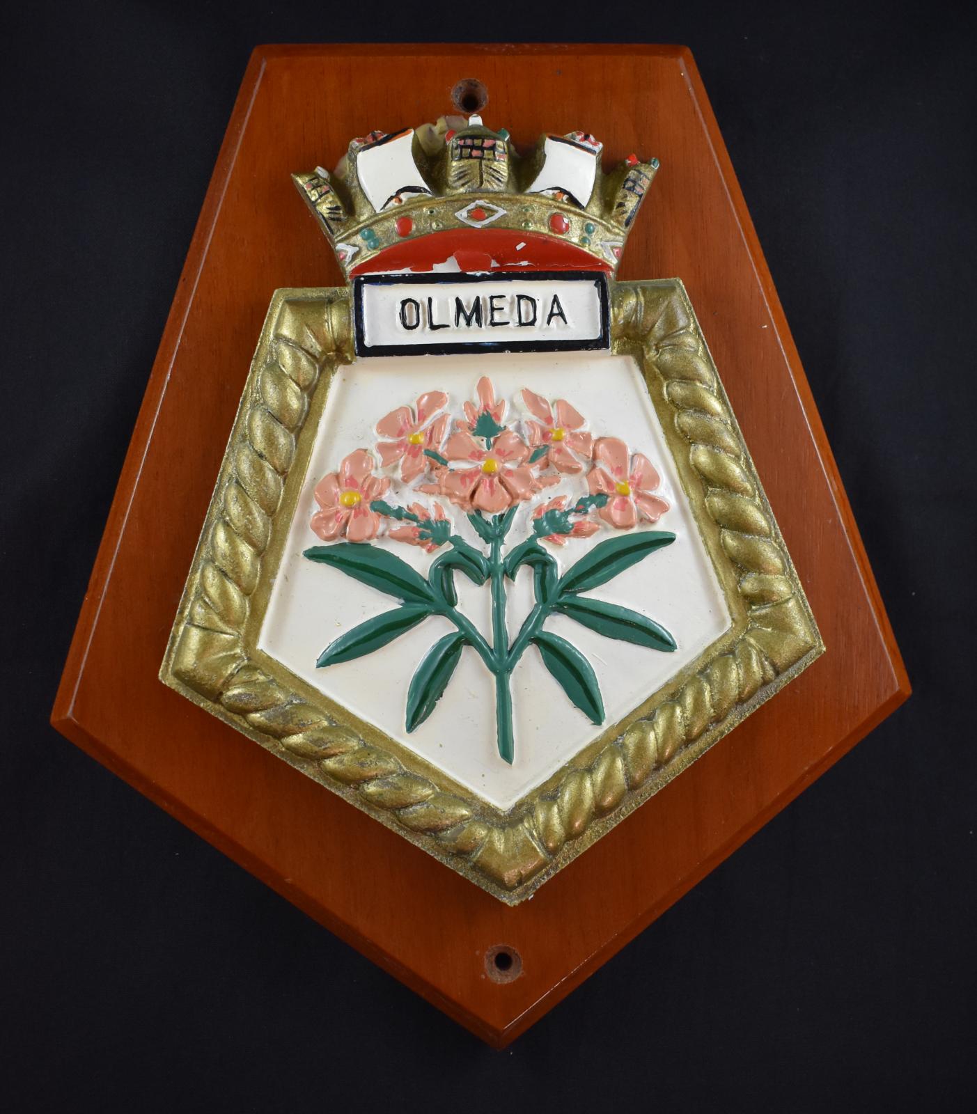 HMS Olmeda Plaque