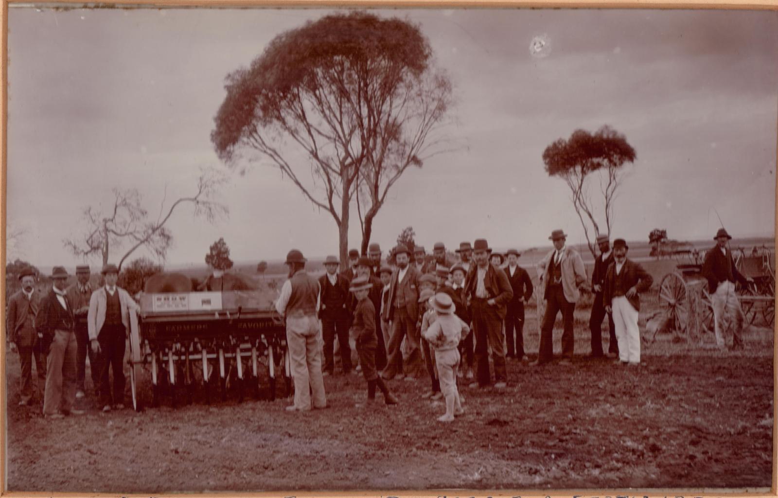 Detail of Seed Drill at Summerfield