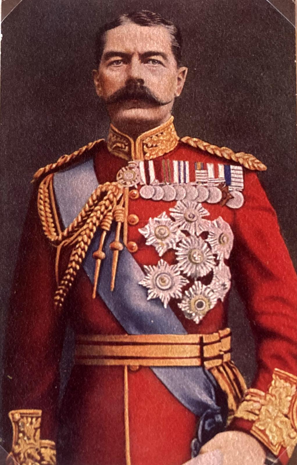 Lord Kitchener colour postcard