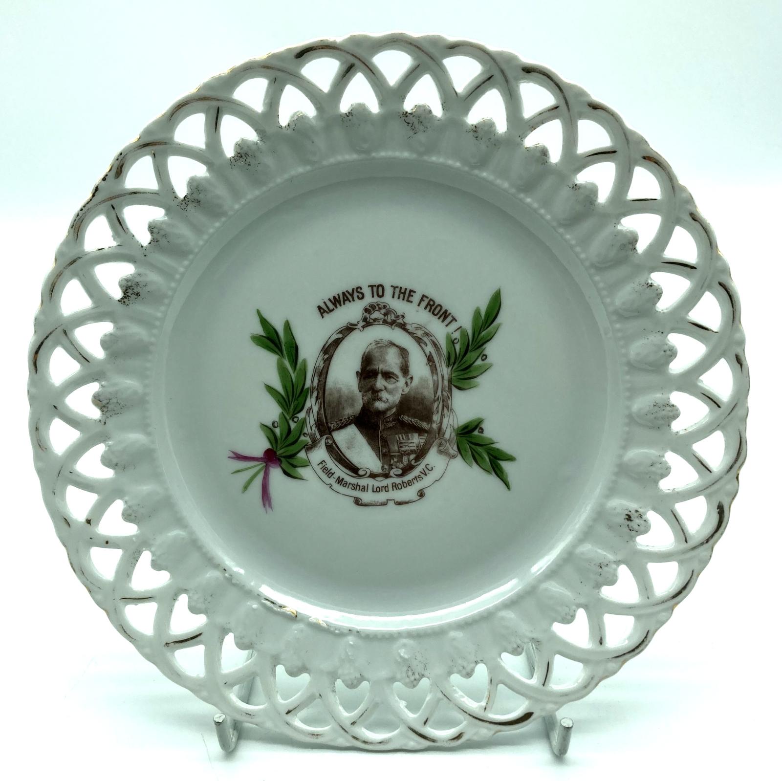 Field-Marshal Lord Roberts V.C. plate - front