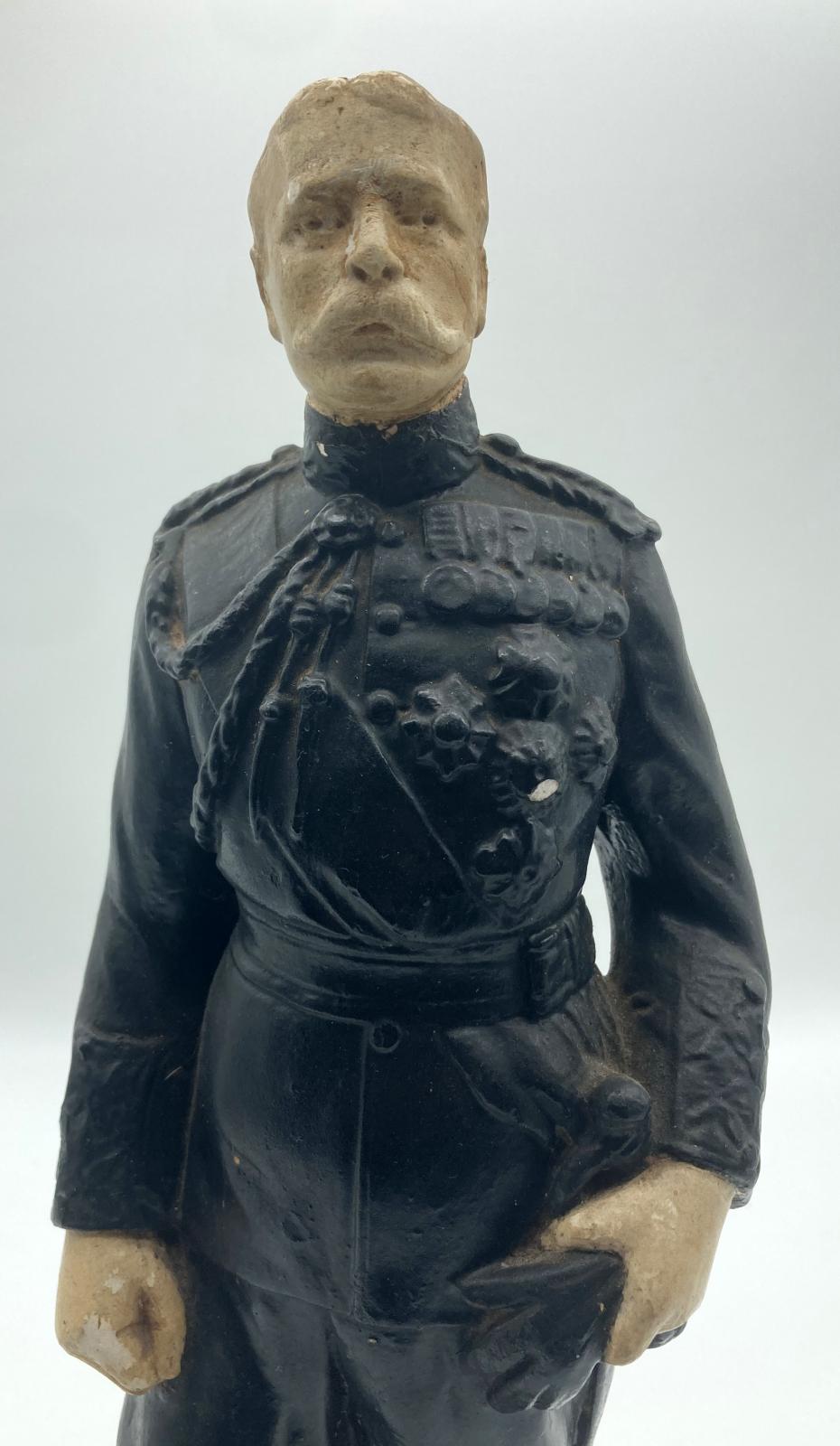 Close-up of Lord Kitchener painted figurine