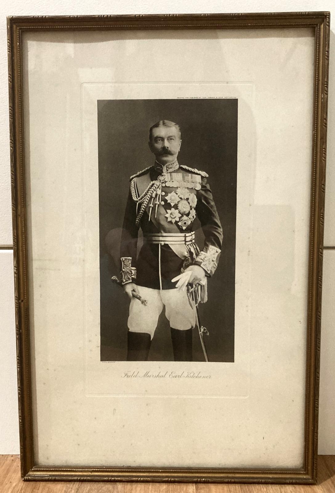 Framed photographic portrait of Lord Kitchener