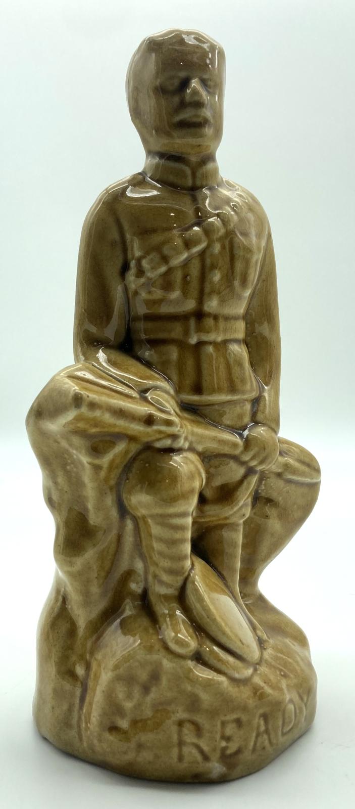 Ceramic figurine of Lord Kitchener - oblique view