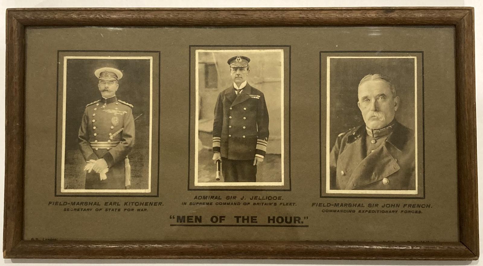 'Men of the Hour' - Kitchener, Jellicoe, French