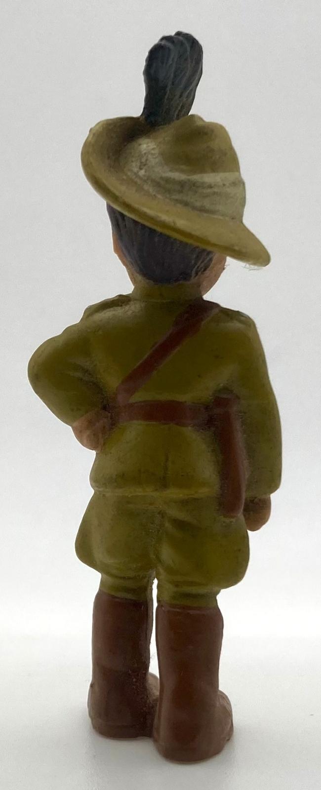 Australian Light Horse moulded figurine - back view