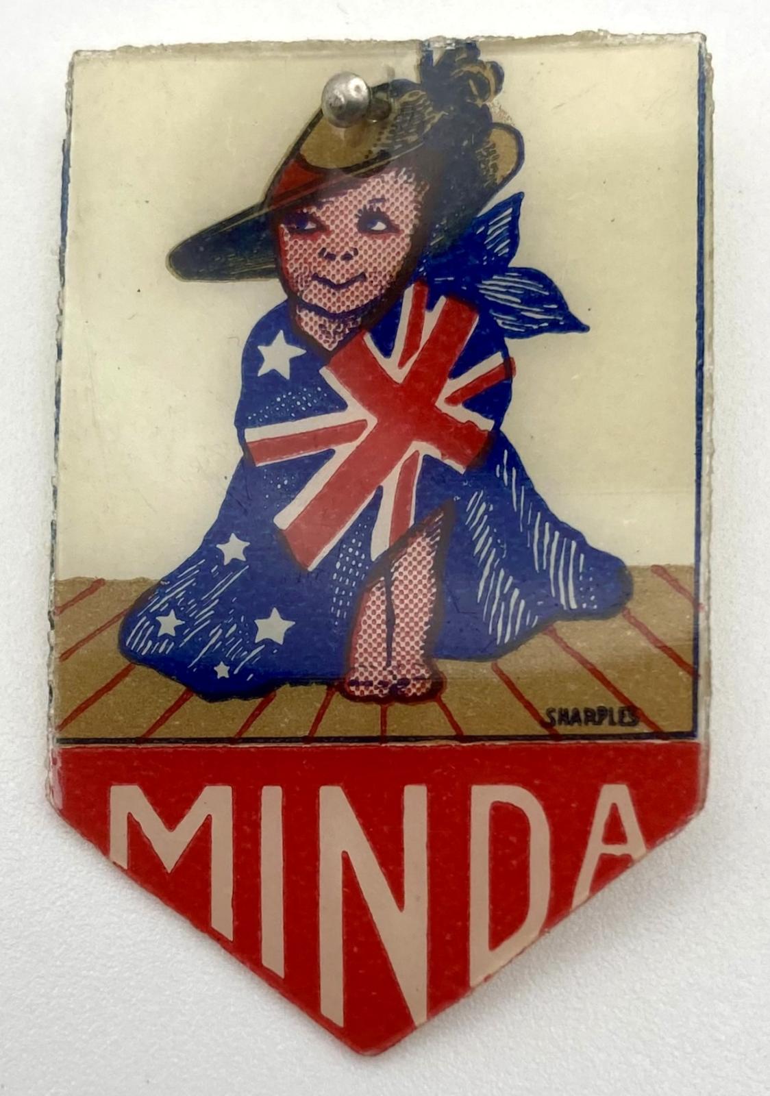 Fundraising pin for Minda Home in South Australia