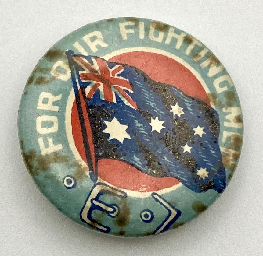 'Lady Hennessy's Patriotic Day' fundraising button 1916